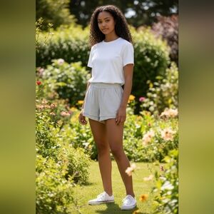 ARITZIA Talula High-Waisted Rayon Shorts